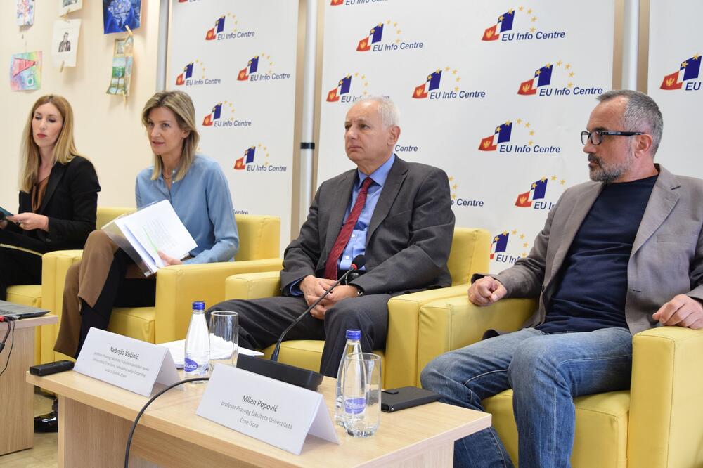 Sa panel diskusije "Zločin deportacija 1992. - post factum", Foto: Luka Zeković