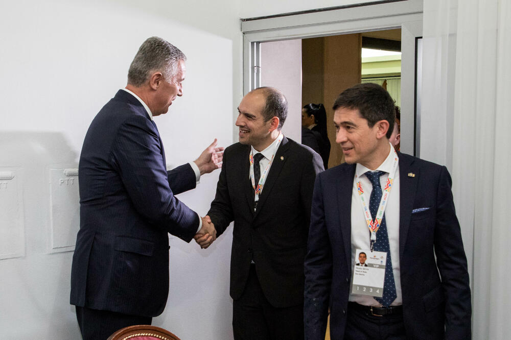 Đukanović sa regentima San Marina, Foto: Služba za informisanje Predsjednika Crne Gore