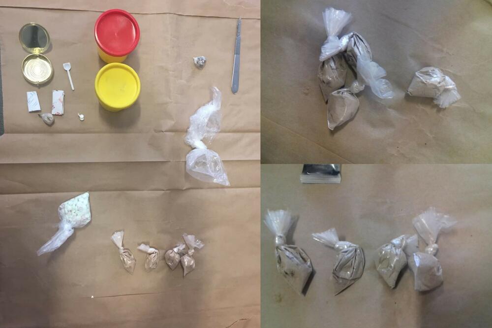 Pronađena droga, Foto: Uprava policije