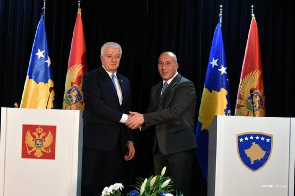 Marković i Haradinaj tokom jednog od prethodnih susreta na Kosovu, Foto: Vlada Crne Gore
