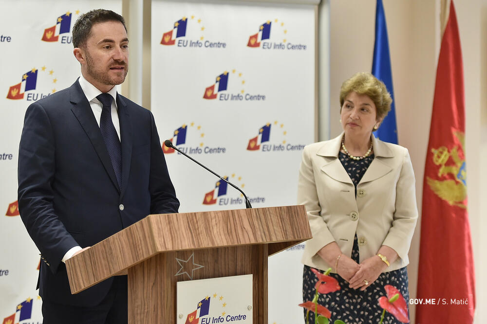 Bogdanović i Plugčijeva, Foto: Vlada Crne Gore