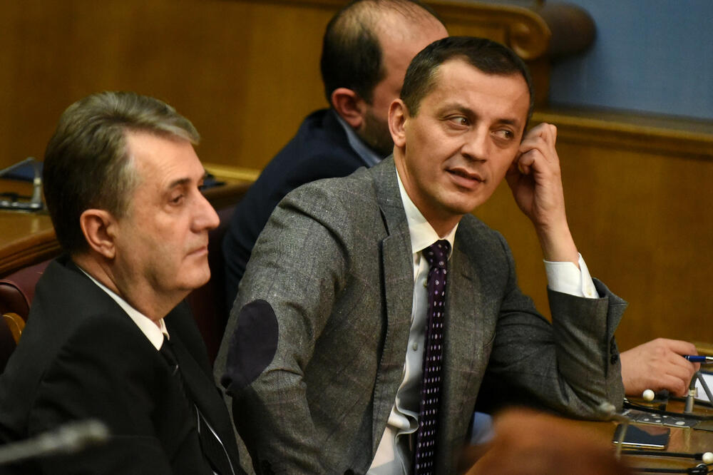 Bošković u Skupštini (arhiva), Foto: Boris Pejović