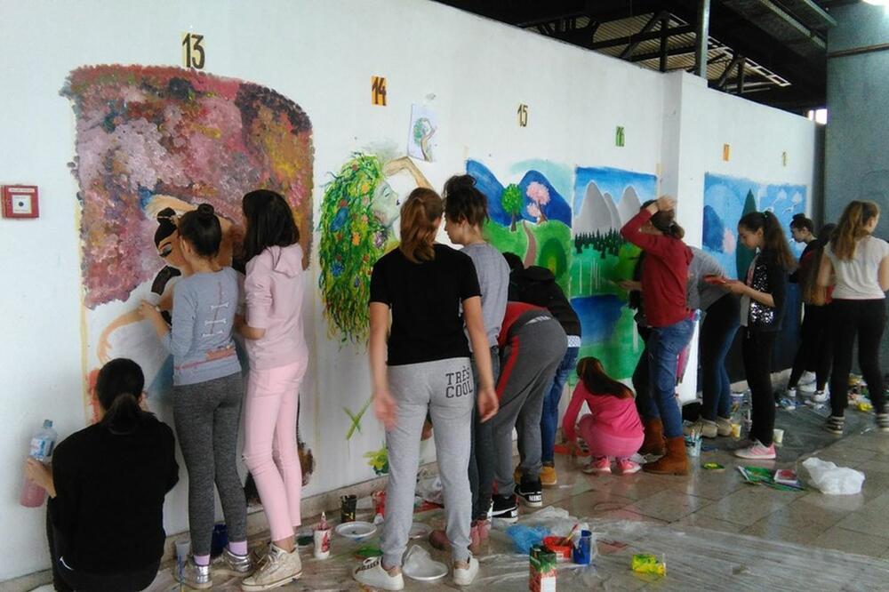 Detalj sa takmičenja malih likovnjaka, Foto: Svetlana Mandić