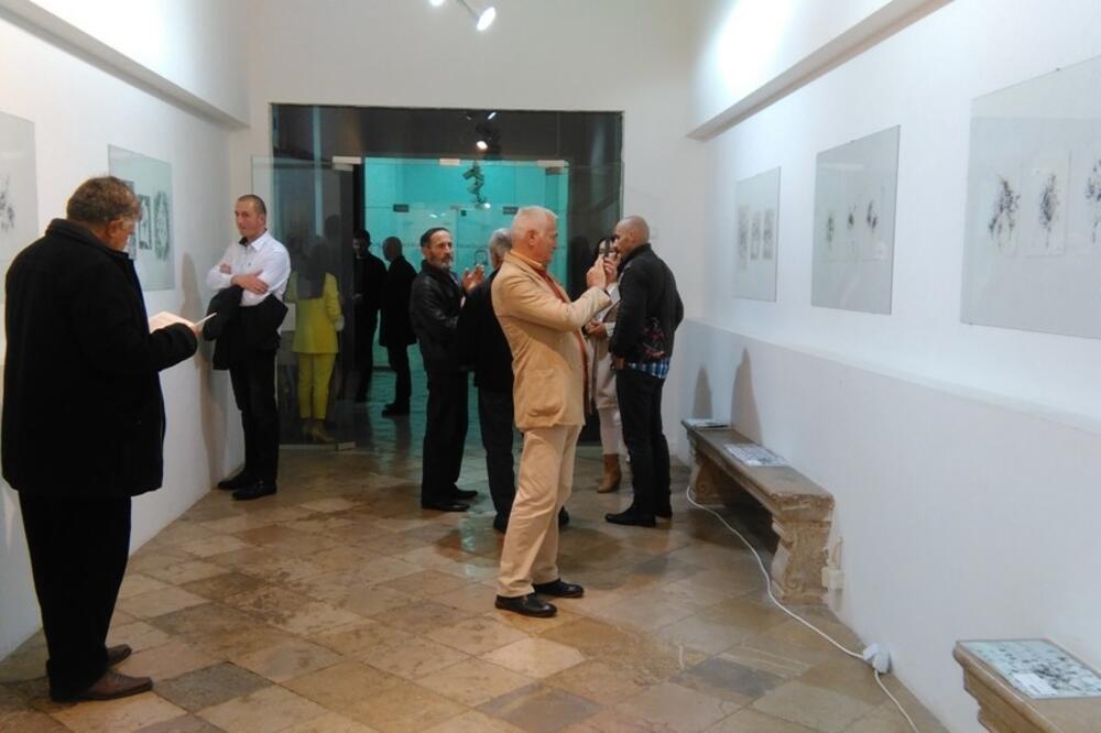 Sa otvaranja izložbe u Nikšiću, Foto: Svetlana Mandić