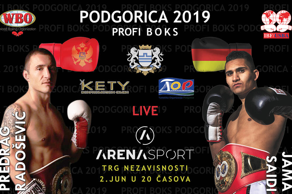 Profi boks meč Podgorica, Foto: TV Vijesti