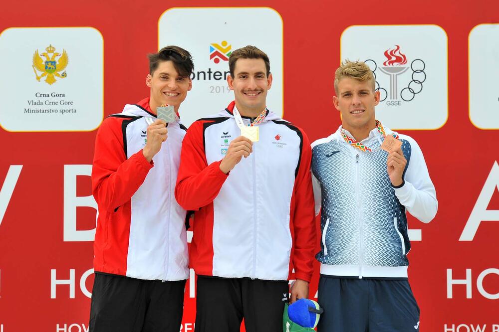 Rafael Stakioti sa zlatnom medaljom sa IMZE, Foto: COK/Dejan Lopičić