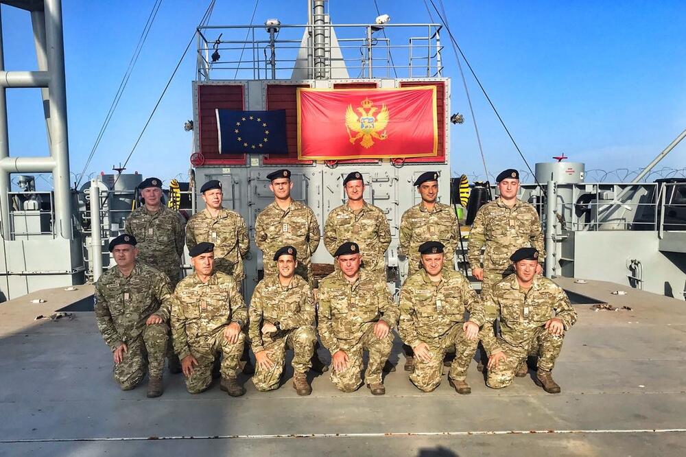 Članovi samostalnog tima za zaštitu brodova Mornarice VCG, Foto: Odbrana.gov.me