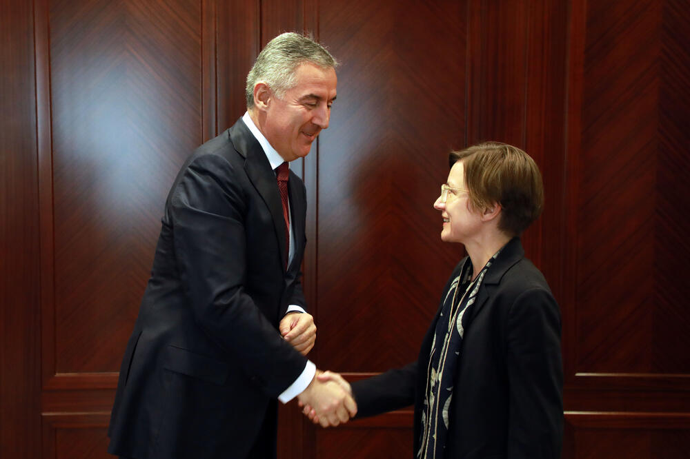 Đukanović i Špoljarić Eger, Foto: Služba za informisanje predsjednika Crne Gore