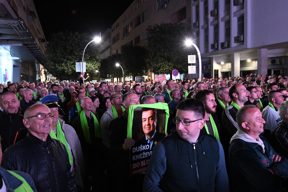Sa protesta "Do slobode" u Podgorici, Foto: Savo Prelević