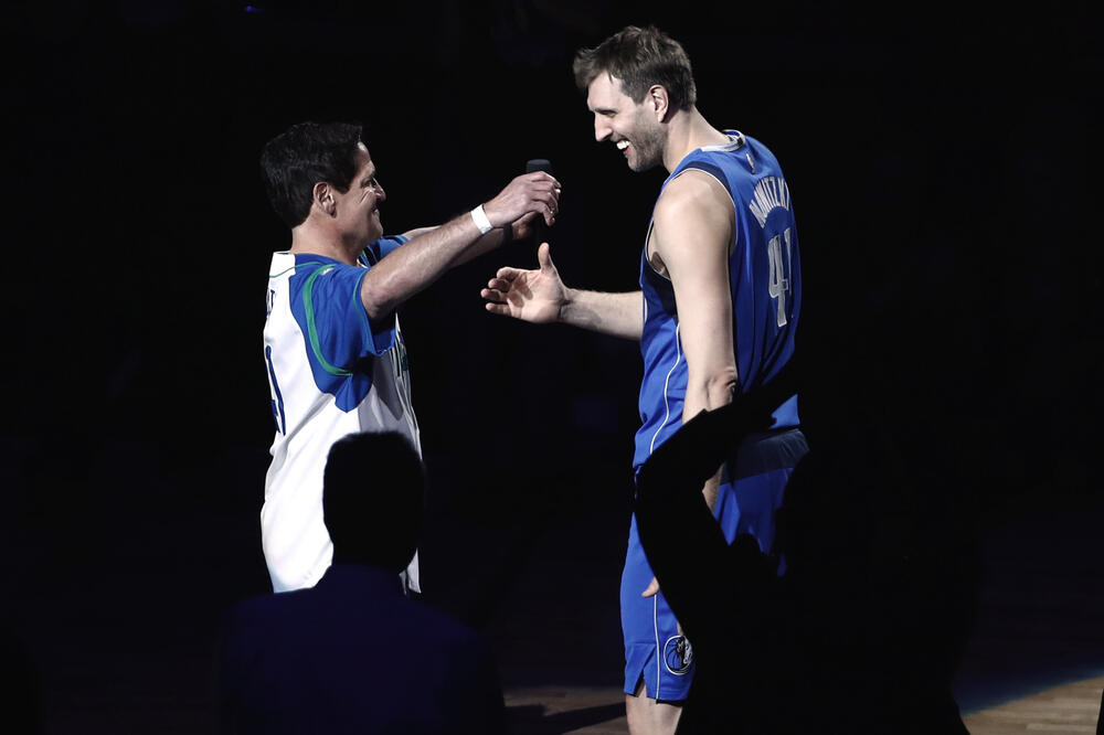 Novicki i vlasnik kluba Mark Kjuban, Foto: Reuters