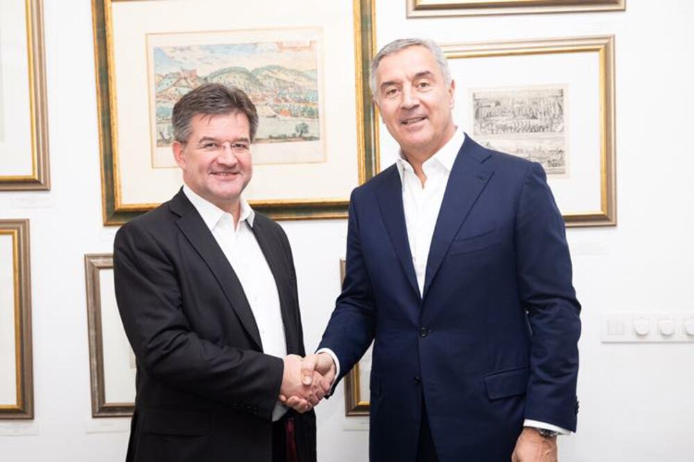 Lajčak i Đukanović, Foto: Služba za informisanje Predsjednika Crne Gore
