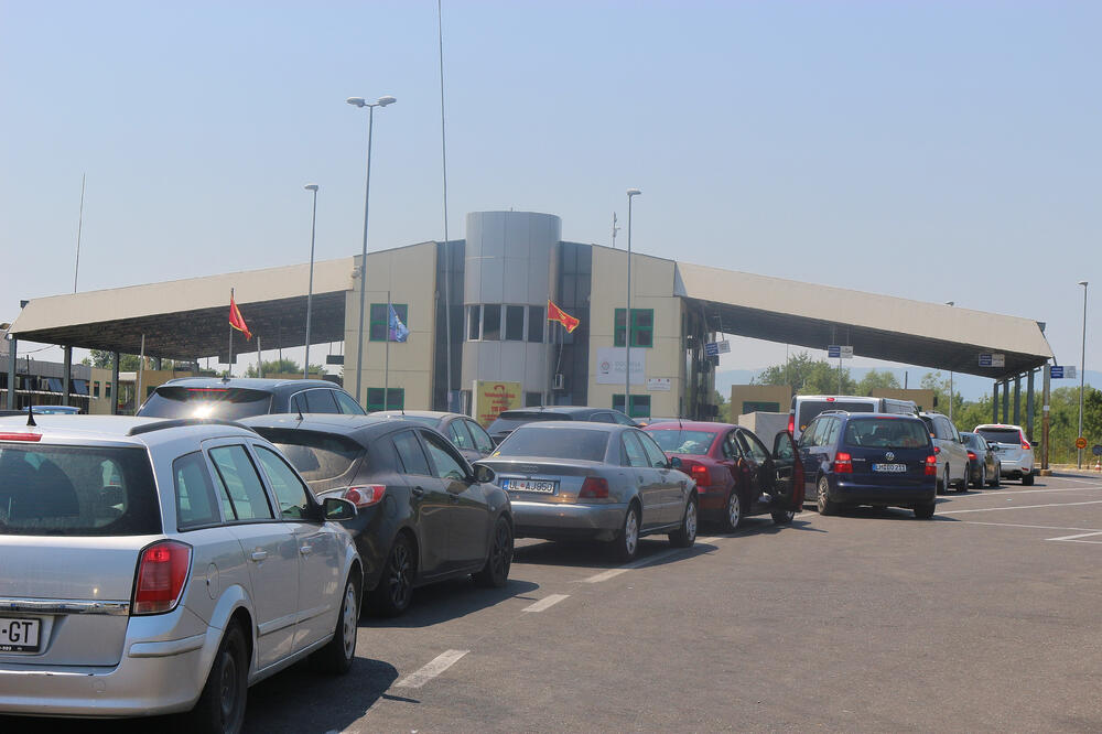 Detalj sa graničnog prelaza Sukobin-Murićani između Crne Gore i Albanije (Ilustracija)