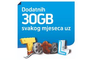 Dodatnih 30 GB interneta na Telenor ,,Total” paketima