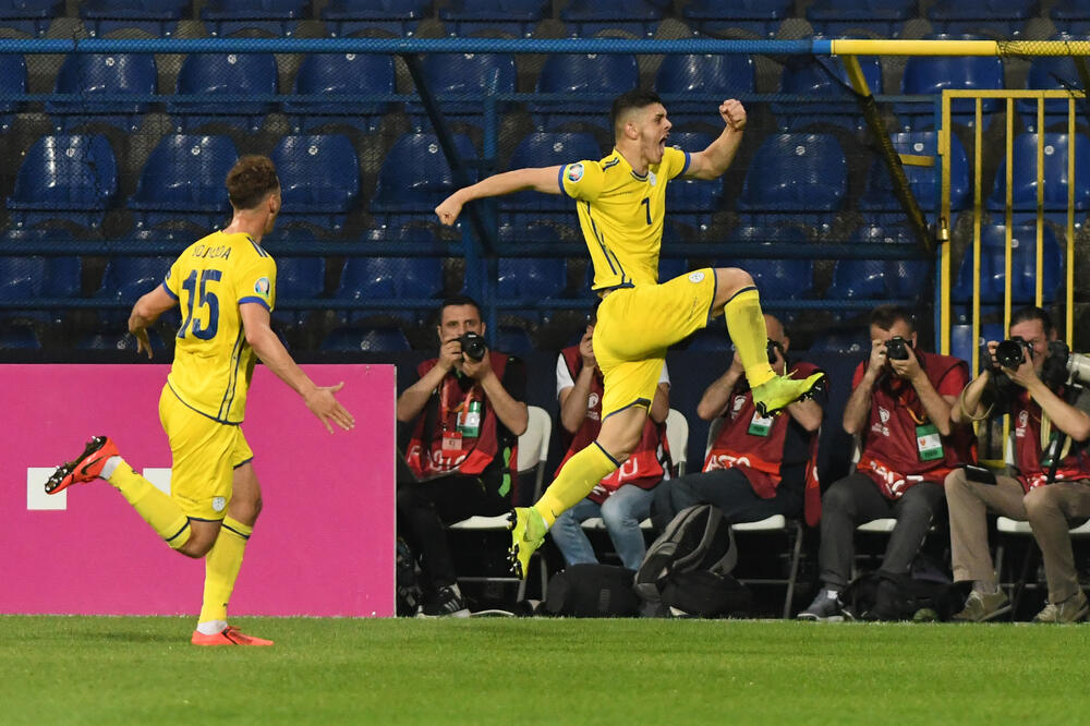 Rašica slavi gol pod Goricom, Foto: Savo PRELEVIĆ