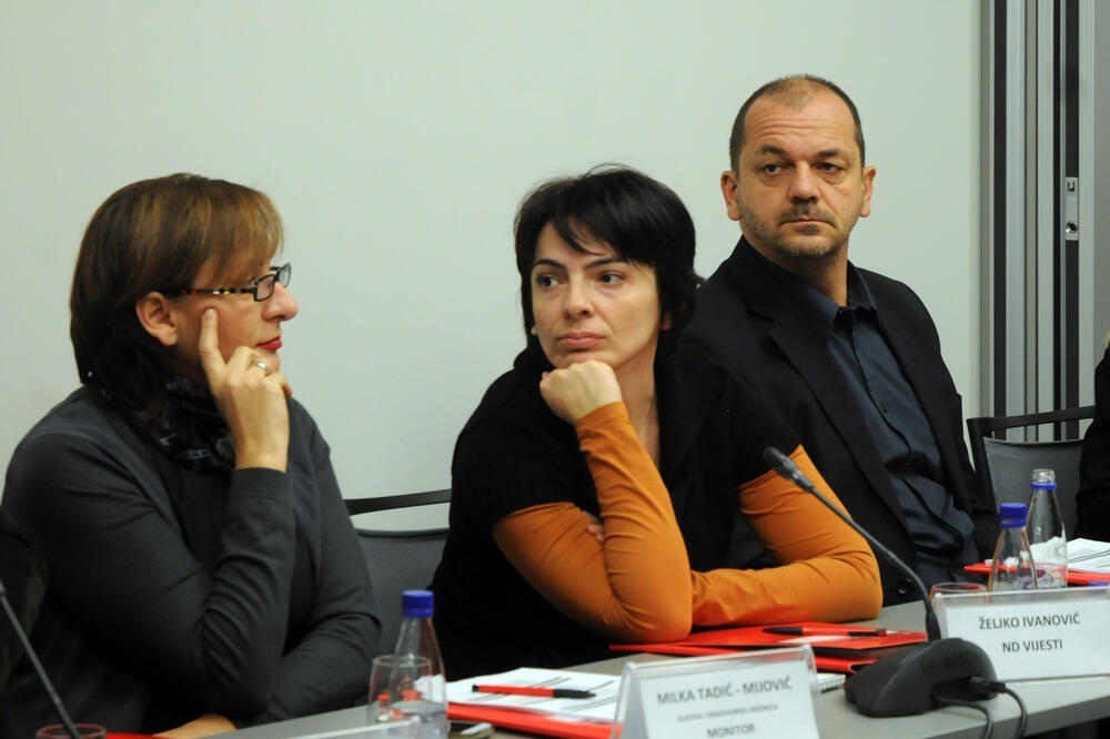 Dočekale pravdu nakon osam godina: Milka Tadić Mijović i  Milena Perović, Foto: Boris Pejović
