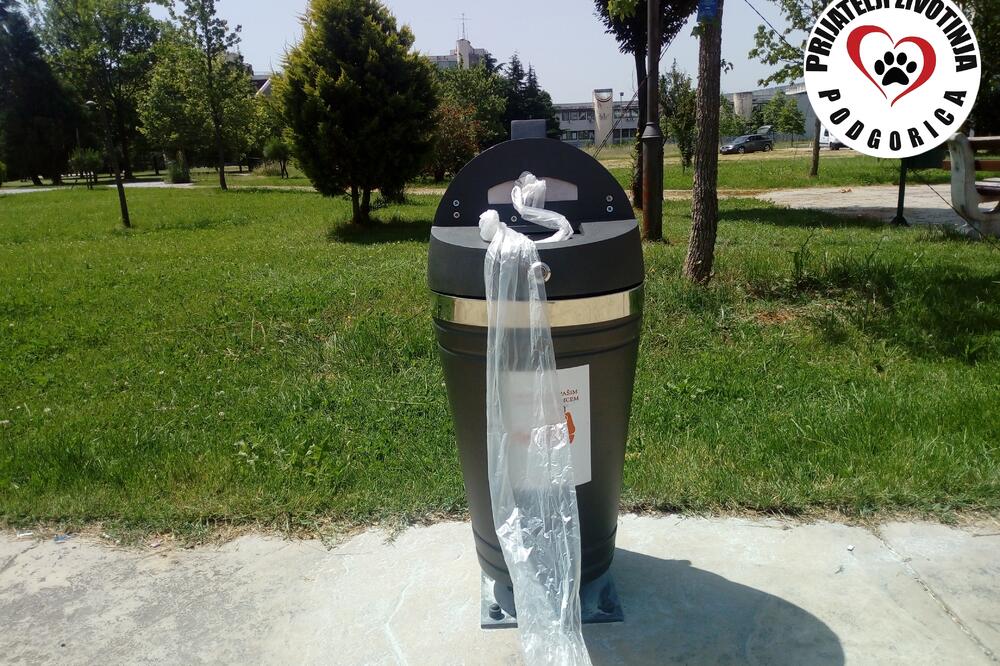 Jedna od korpi, Foto: NVO Prijatelji životinja Podgorica