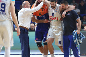 Najteža povreda: Filipu Baroviću stradao prednji ukršteni ligament