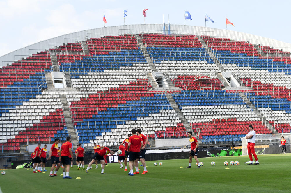 Trening reprezentacije Crne Gore, Foto: Savo Prelević