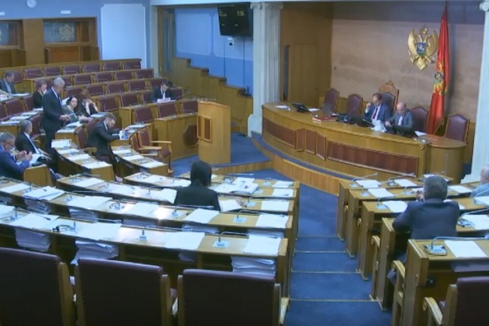 Detalj iz Skupštine Crne Gore, Foto: Screenshot/Youtube