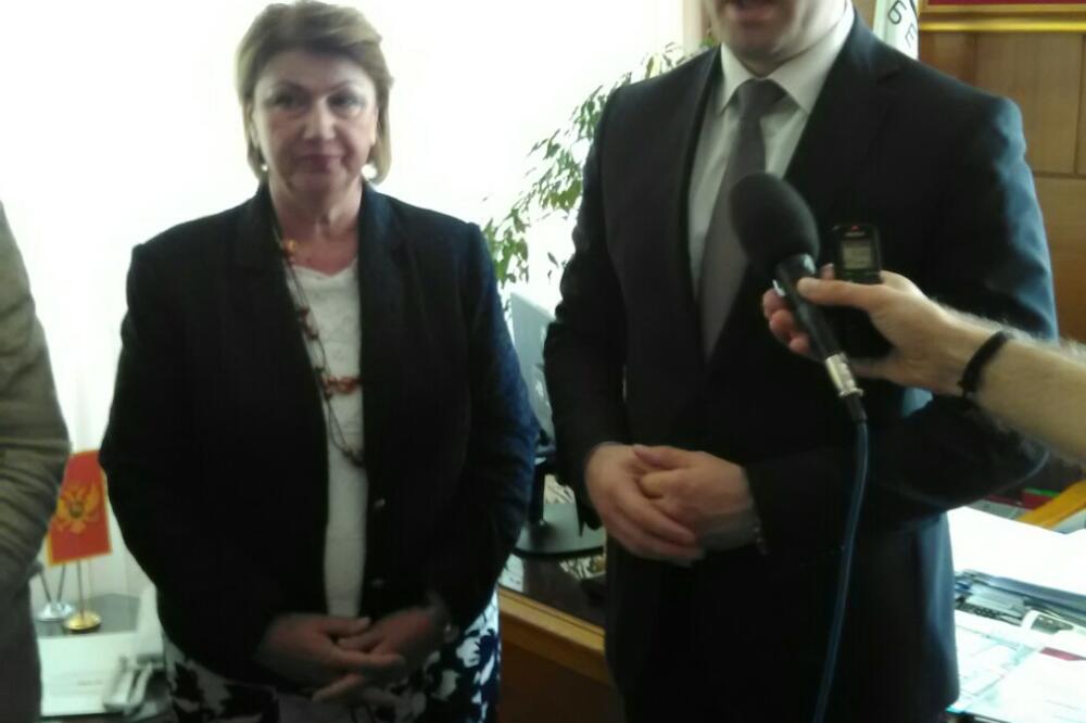 Vučinovićeva i Šćekić danas u Beranama, Foto: Tufik Softić