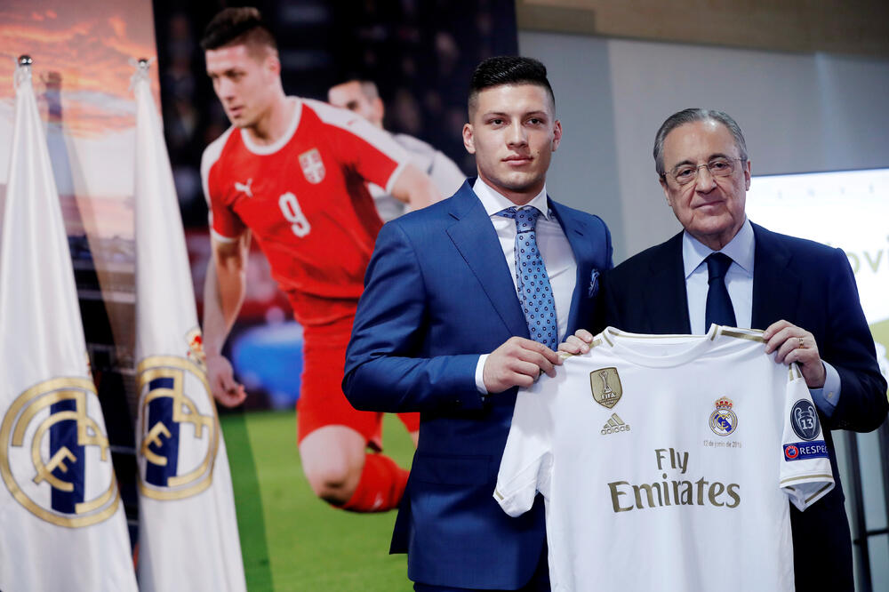 Luka Jović i Florentino Peres, Foto: Reuters