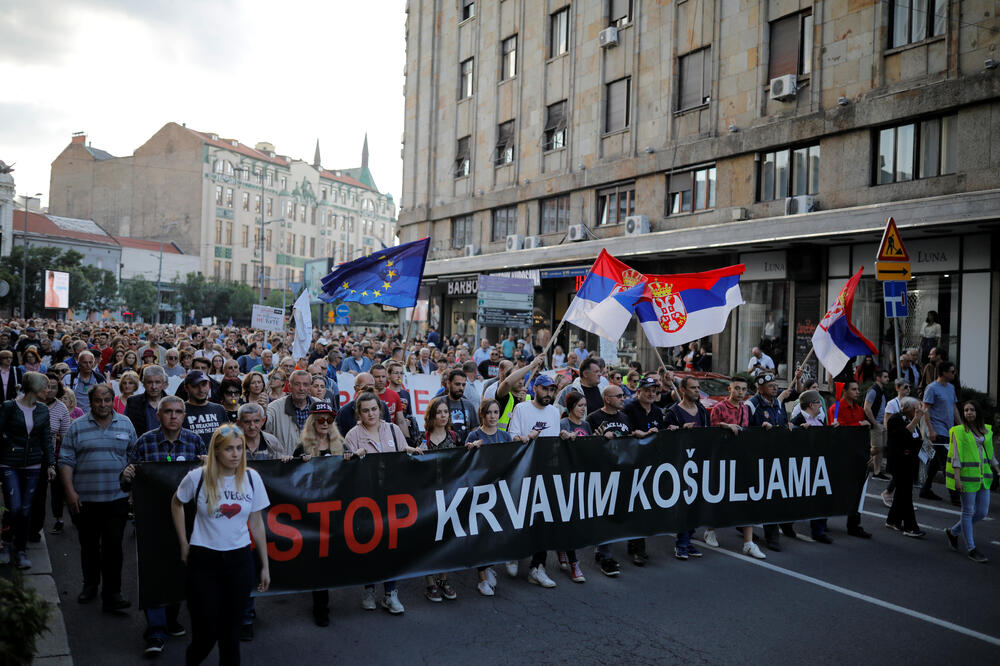 Sa jednog od protesta, Foto: Reuters