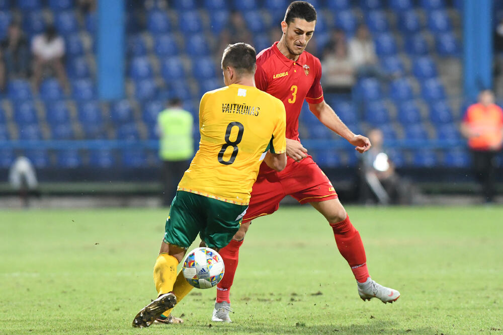 Aleksandar Boljević u dresu crnogorske reprezentacije, Foto: Savo Prelević