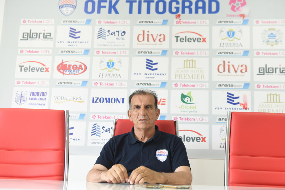 Dragoljub Đuretić, novi trener OFK Titograda, Foto: Savo Prelević