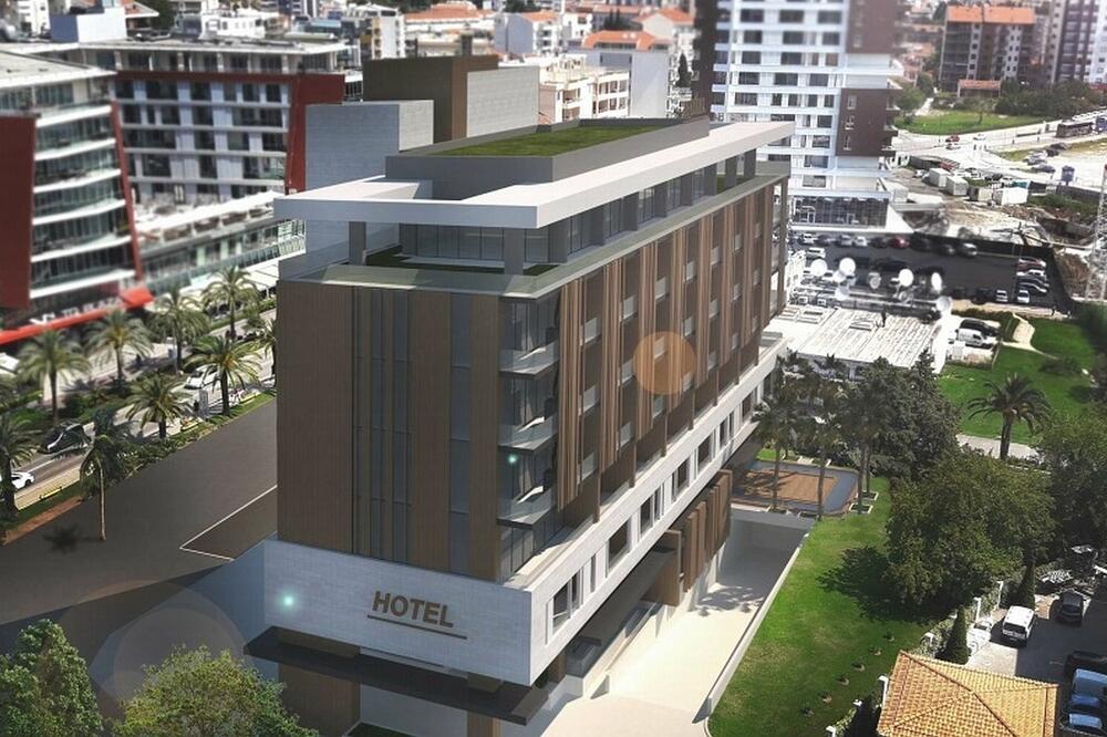 Projektovani izgled hotela, Foto: Printscreen