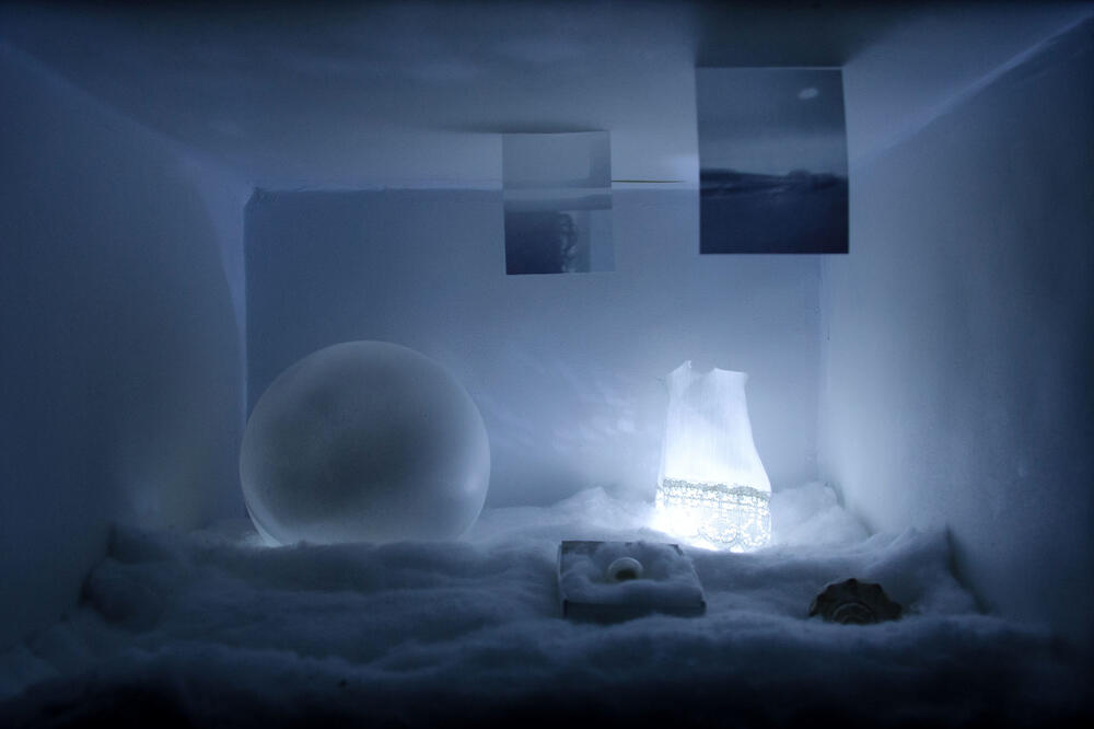 &ldquo;Prisustvo u bijeloj&rdquo;, rad Milice Janković, Foto: Privatna arhiva