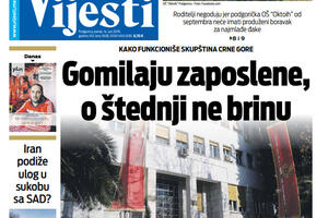 Naslovna strana "Vijesti" 15.6.