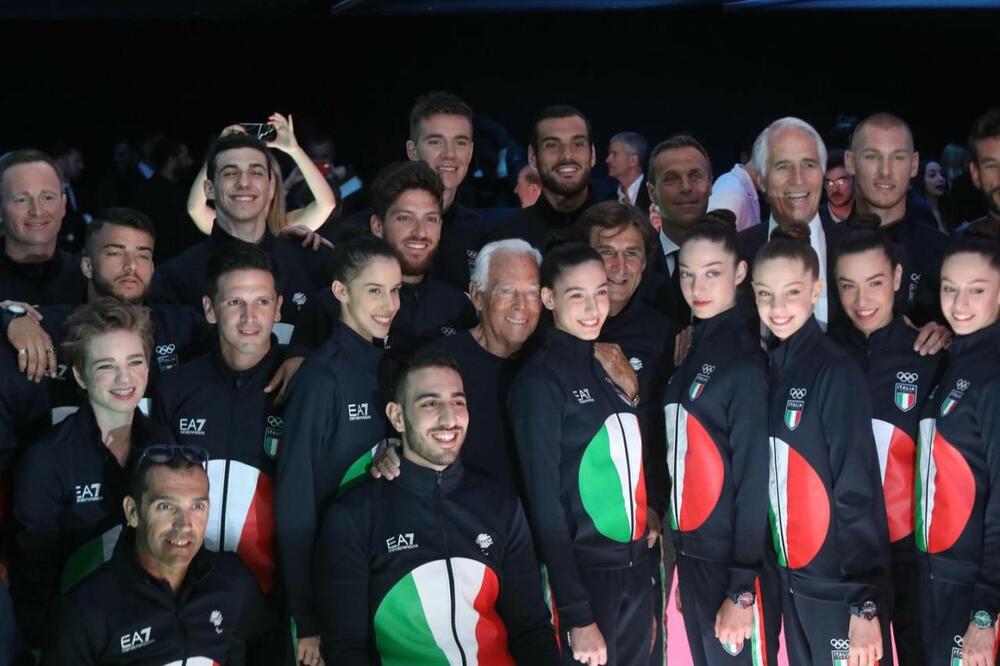 Italijanski sportisti u olimpijskoj opremi