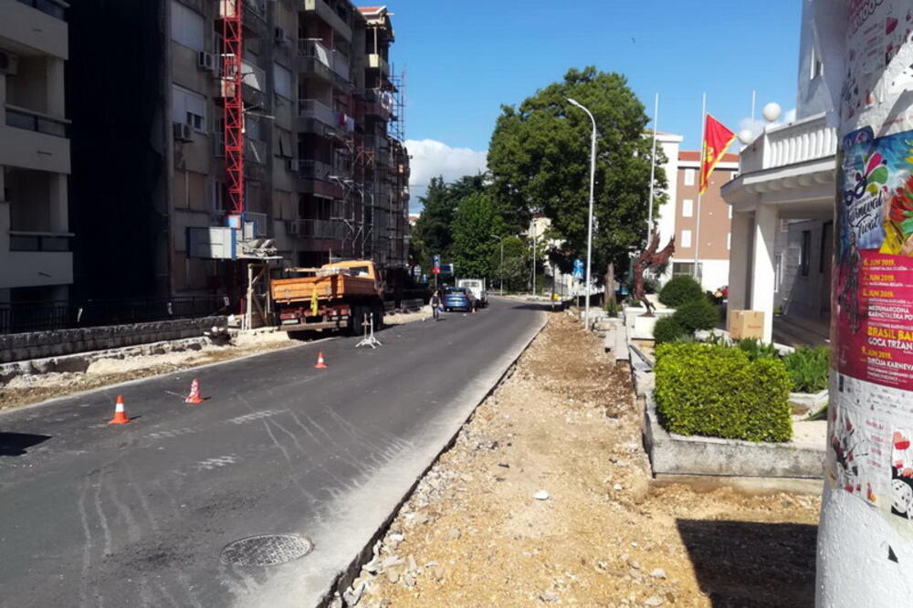 Radovi u gradu, Foto: URA Tivat