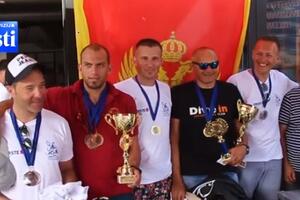 Crnogorski ronioci odmjerili vještine u podvodnom ribolovu:...