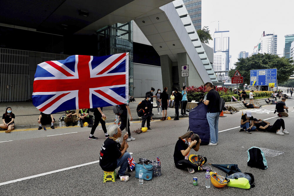 Demonstranti u Hong Kongu, Foto: Vincent Yu/AP