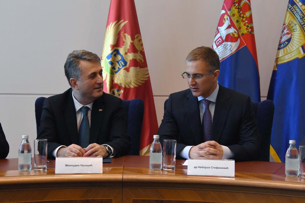Mevludin Huhodžić i Nebojša Stefanović, Foto: Mup. gov.me