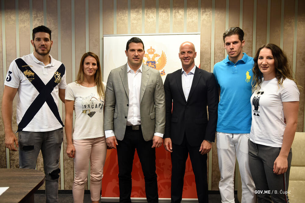 Sa prijema u Ministarstvu sporta, Foto: BOJANA CUPIC