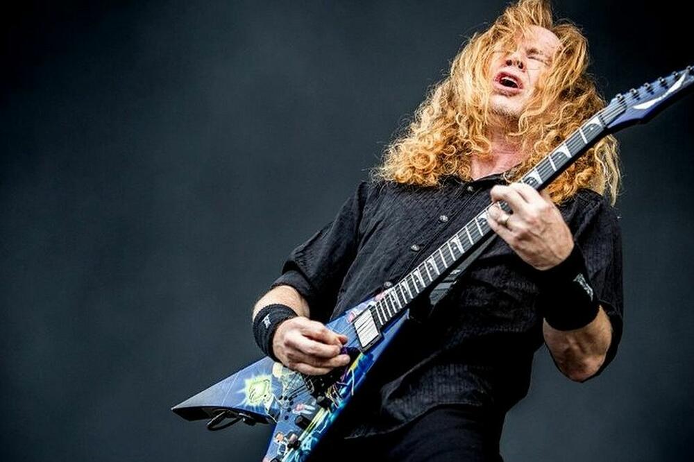 Dejv Mastejn - pjevač i gitarista Megadeta 1983. godine, Foto: Getty Images