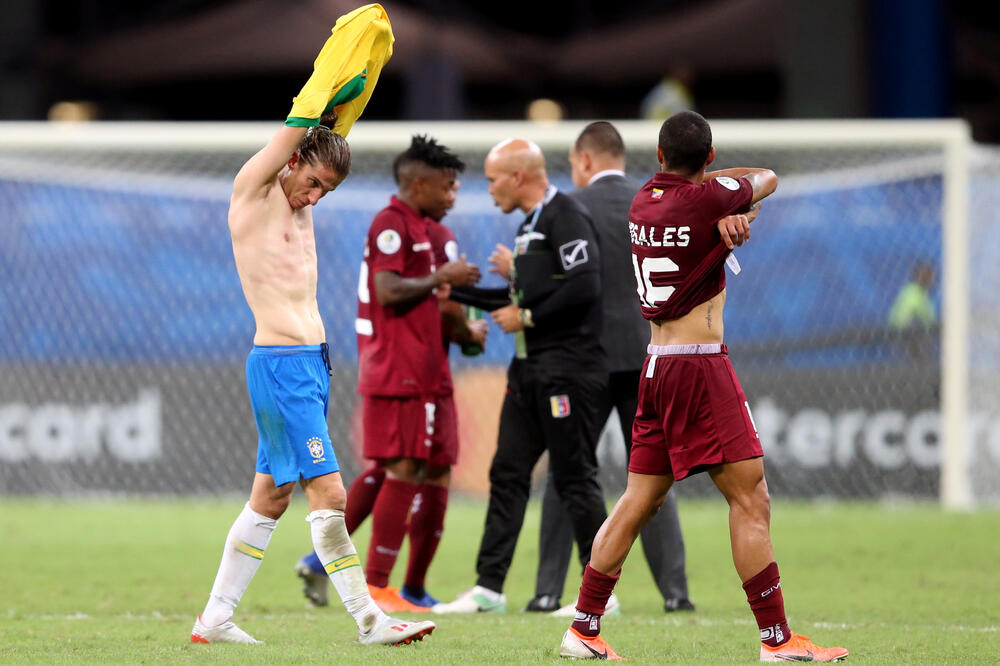 Sa meča Brazila i Venecuele, Foto: Reuters