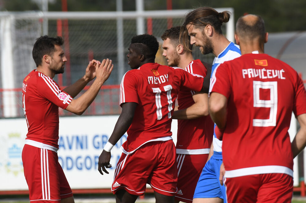 Fudbaleri OFK Titograda, Foto: Savo Prelević