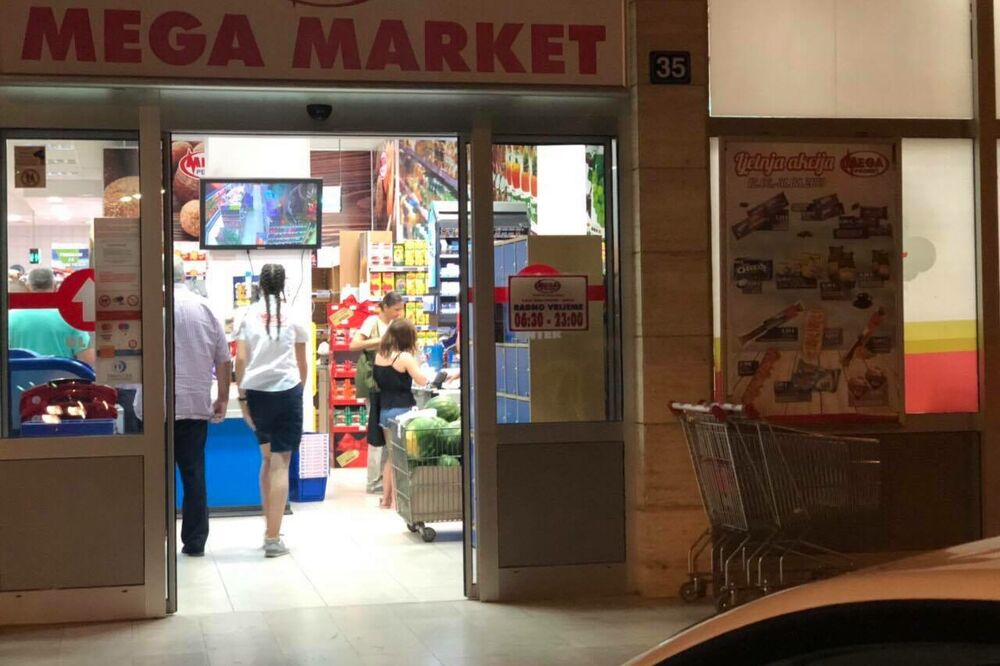 Market u kojem je došlo do pljačke, Foto: Vuk Lajović