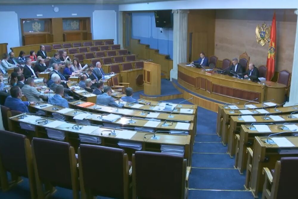 Sa današnjeg zasijedanja Skupštine, Foto: Screenshot