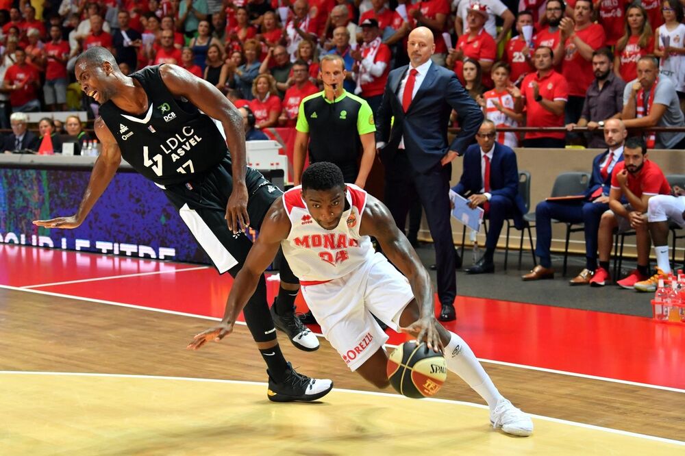 Sa večerašnje utakmice Monako - Asvel, Foto: Twitter