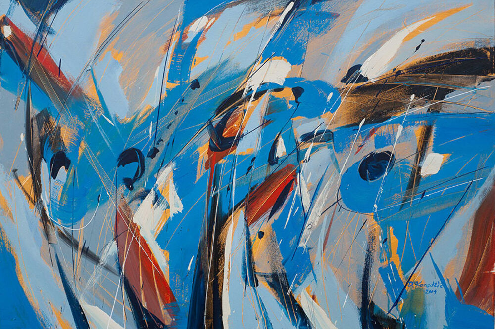 Slika Dragana Karadžića, Foto: Nikola Radović