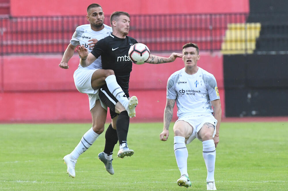 Detalj sa meča Budućnosti i Partizana, Foto: Savo Prelević