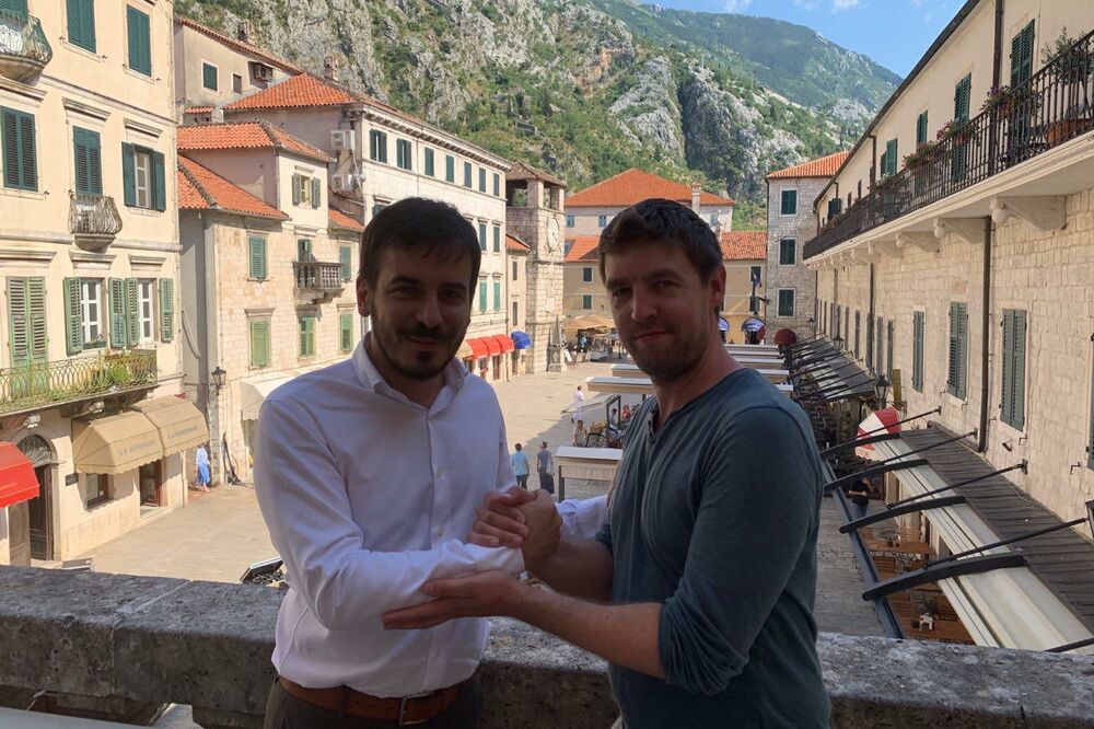 Jokić i Tomas-Ričard, Foto: Opština Kotor