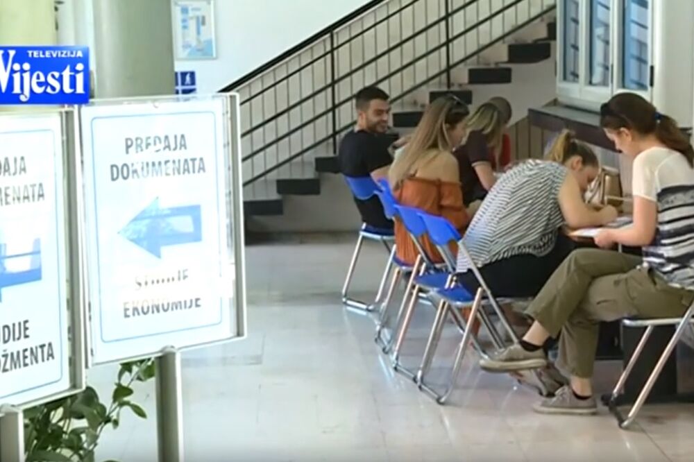 Danas Ekonomskom fakultetu, Foto: Screenshot/TV Vijesti