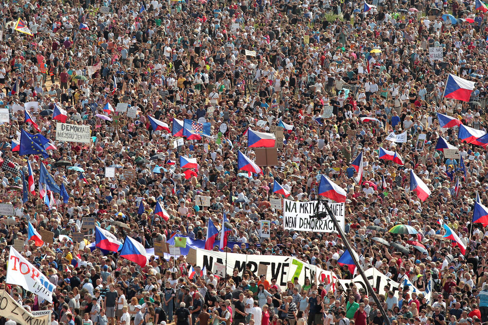 Protesti u Češkoj, Foto: Reuters