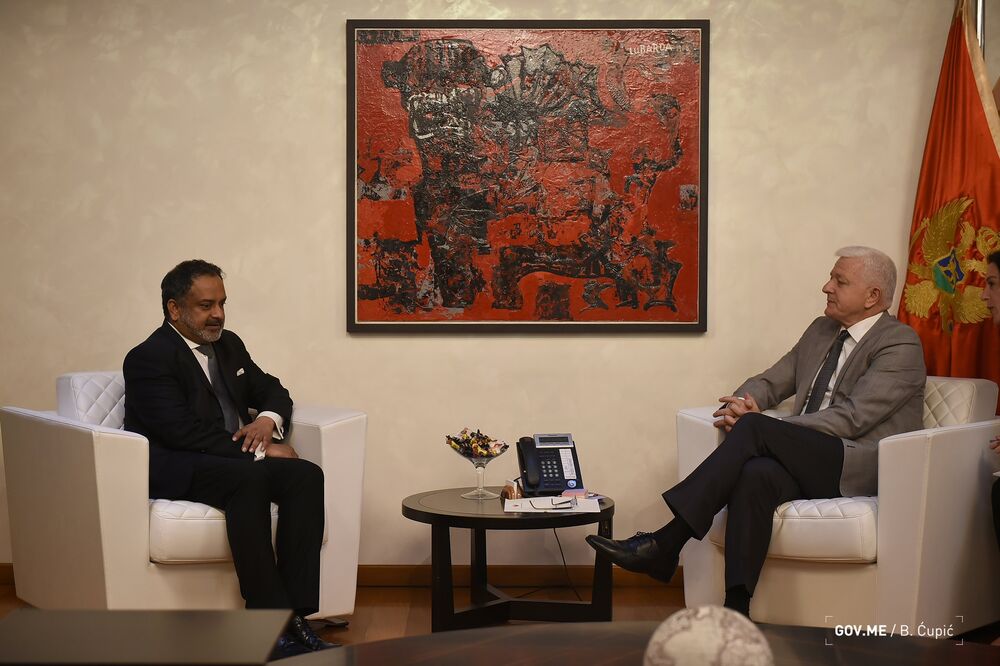 Seshadri i Marković, Foto: Gov.me