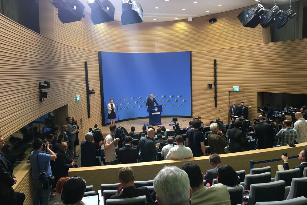Nakon sastanka ministara odbrane zemalja članica NATO, Foto: Miloš Rudović